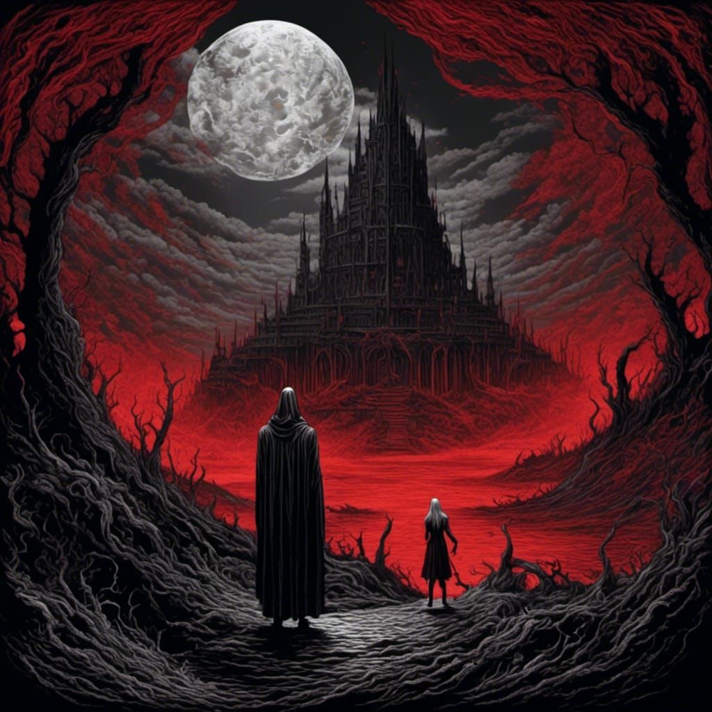 Souls Journeying to the Underworld for Judgement