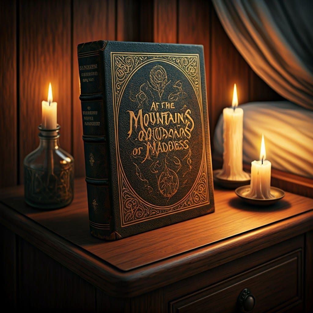 Eerie Victorian Gothic Horror Novel Cover Art