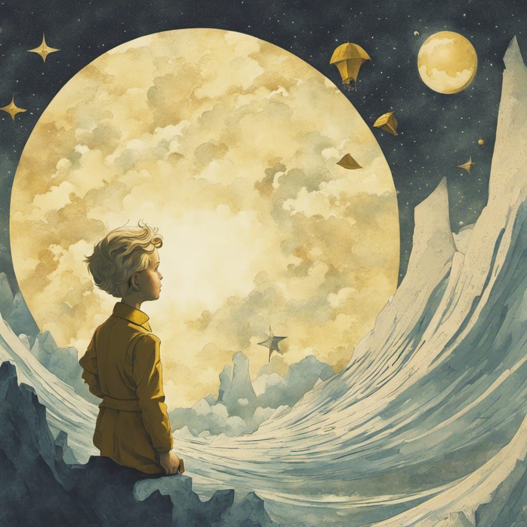 "The Little Prince" (1943 Novella) Inspired by Antoine de Saint-Exupéry 3.0 🤴🏻