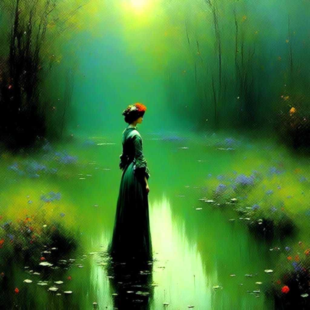 Eerie Forest Horror Scene: A Suspense Masterpiece