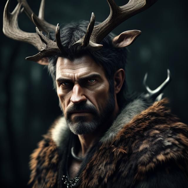 an D&D character, mad druid