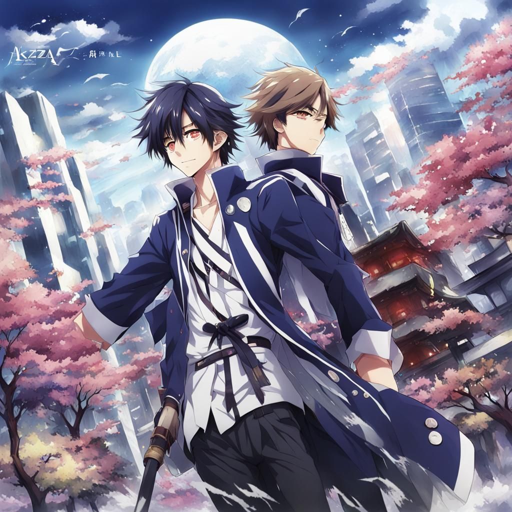 Anime Style Male Character Illustration