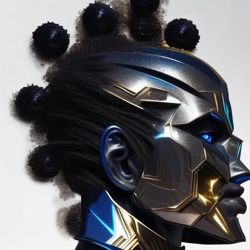 <lora:Gen 3:1.0> Blue black gold