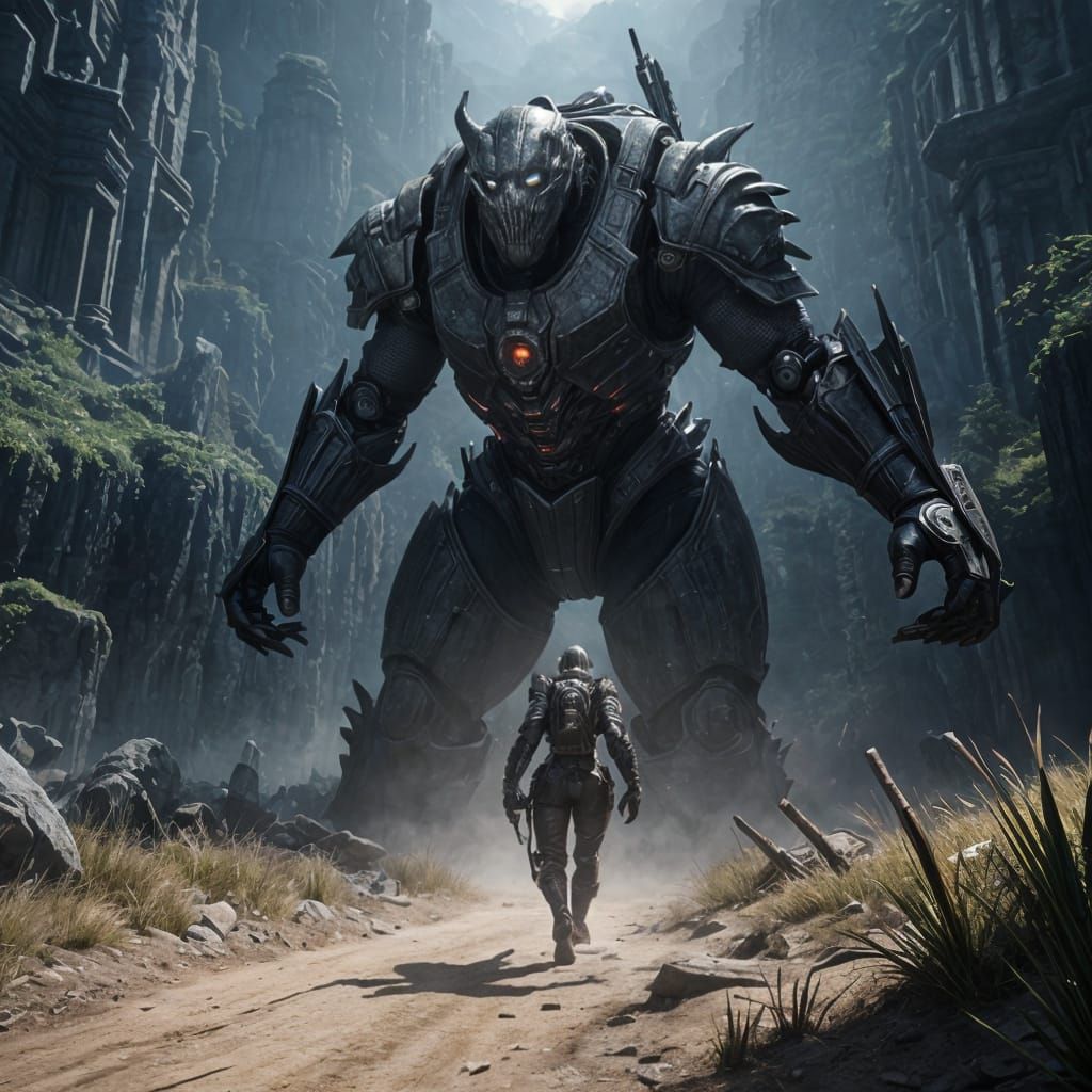 Epic 3D Masterpiece of a Gritty Wednesday Scene in 8K Resolu...