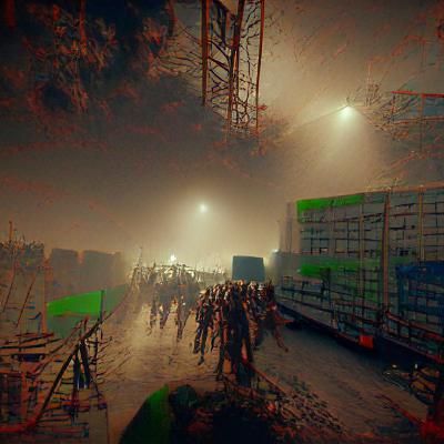 Zombie Apocalypse Dystopia in 8K 3D