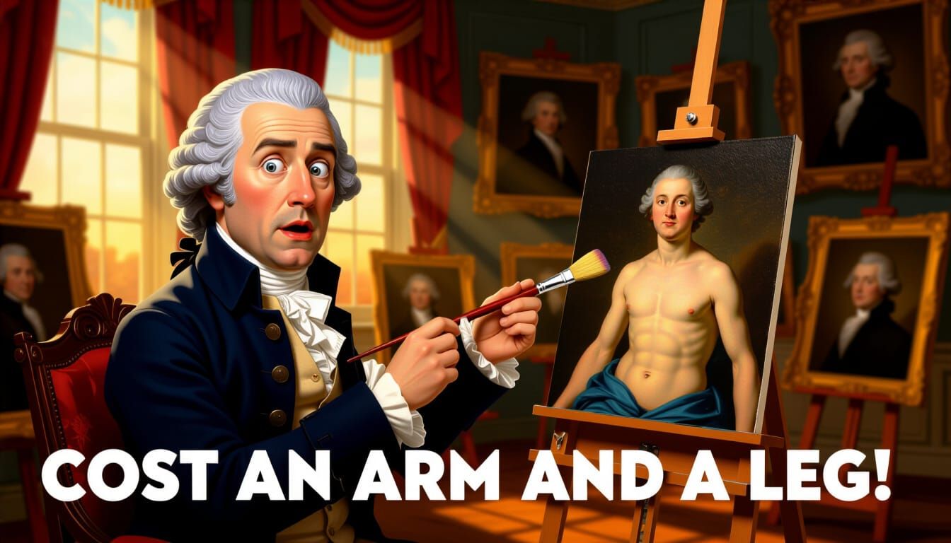 Shocked 18th Century Painter's Incomplete Masterpiece