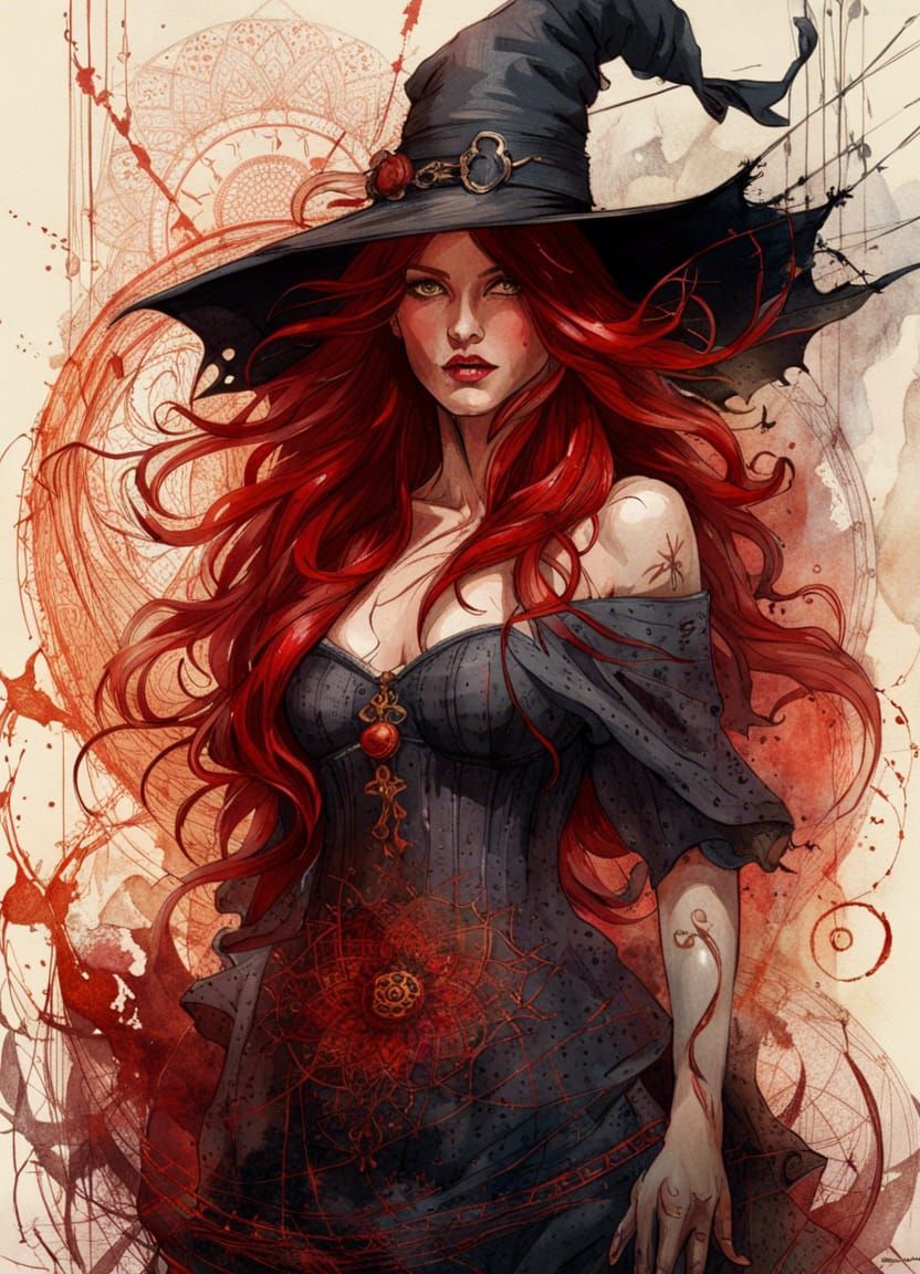 Redhead Witch #4