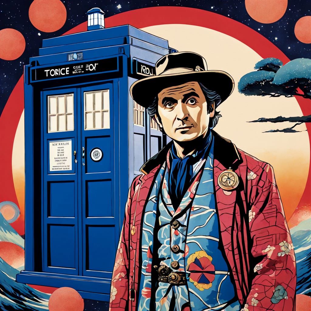 Seventh Doctor, Ukiyo-e style