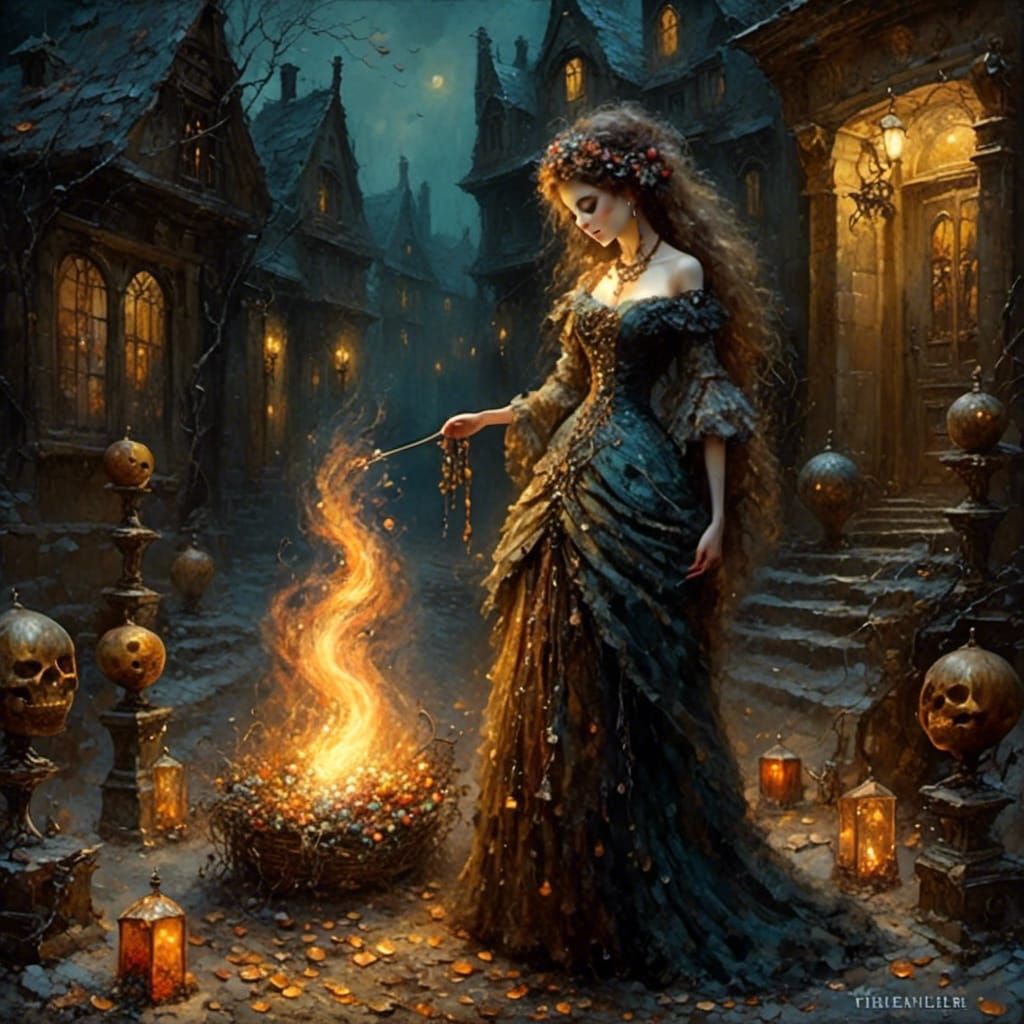 Fiery Hope on a Street of Addiction: Impasto Art