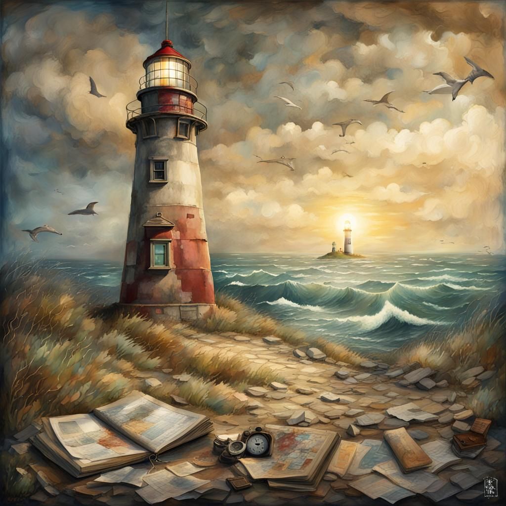 Artist Finds Inspiration in Abandoned Lighthouse: Matte Pain...