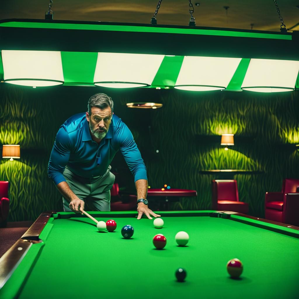 Cinematic View of Pitch and Putt and Indoor Games