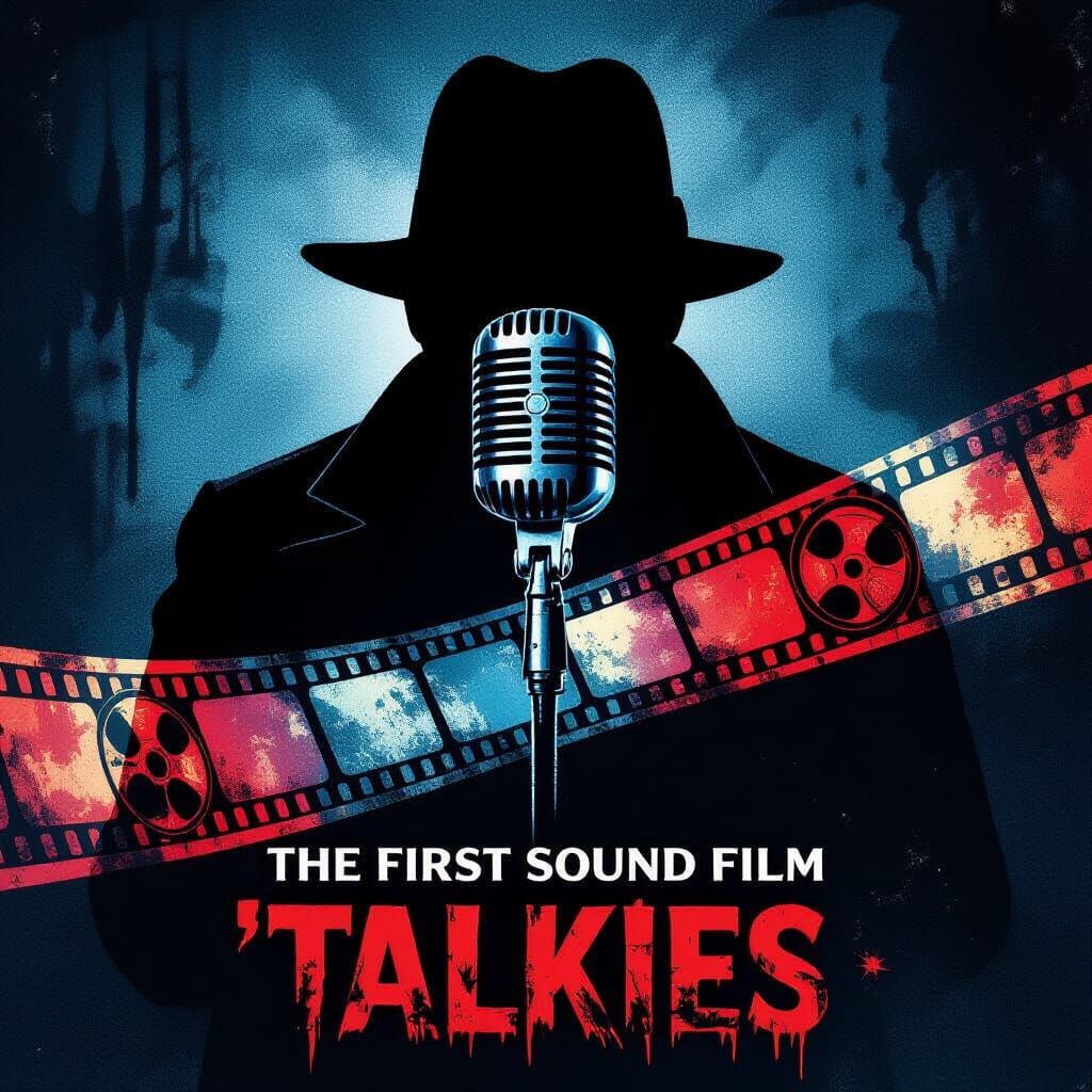 Vintage Horror Movie Poster: The Dawn of Talkies