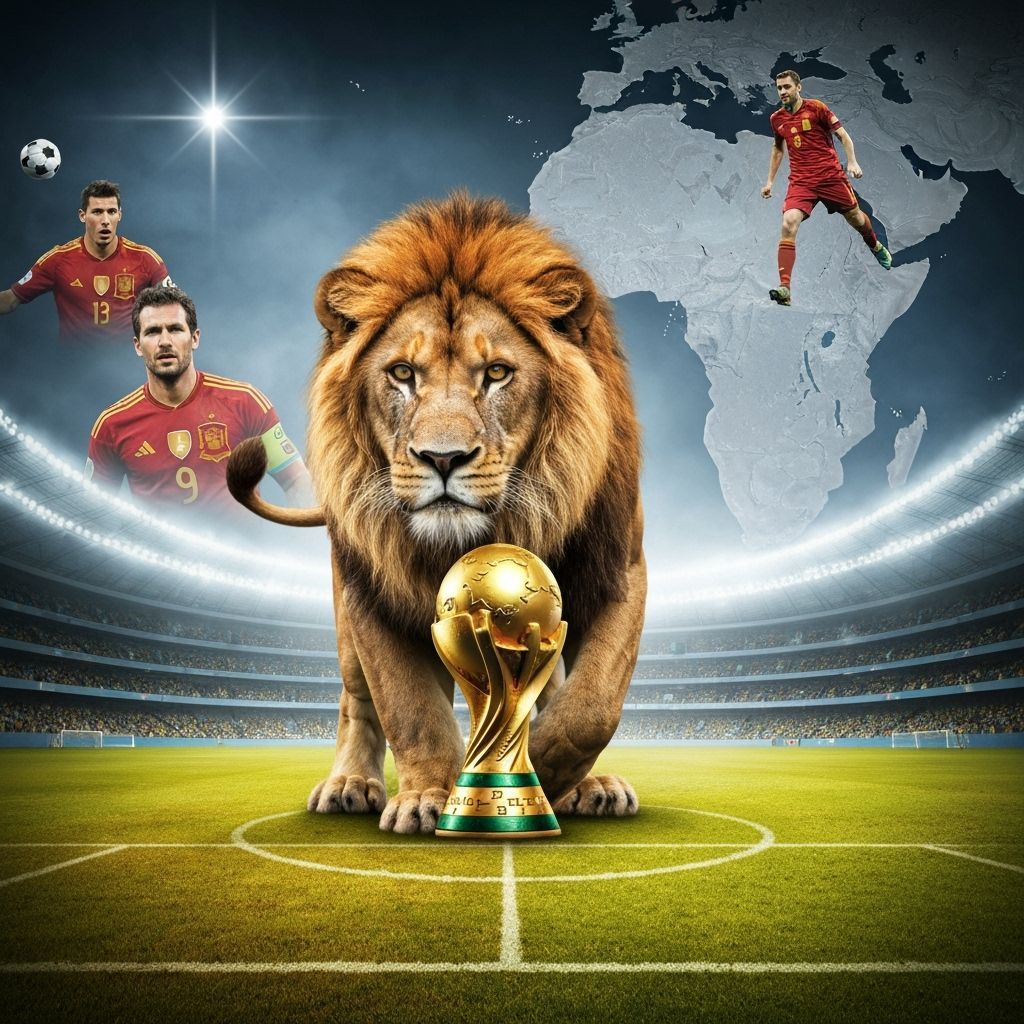 Lion Roars to Victory with World Cup Trophy