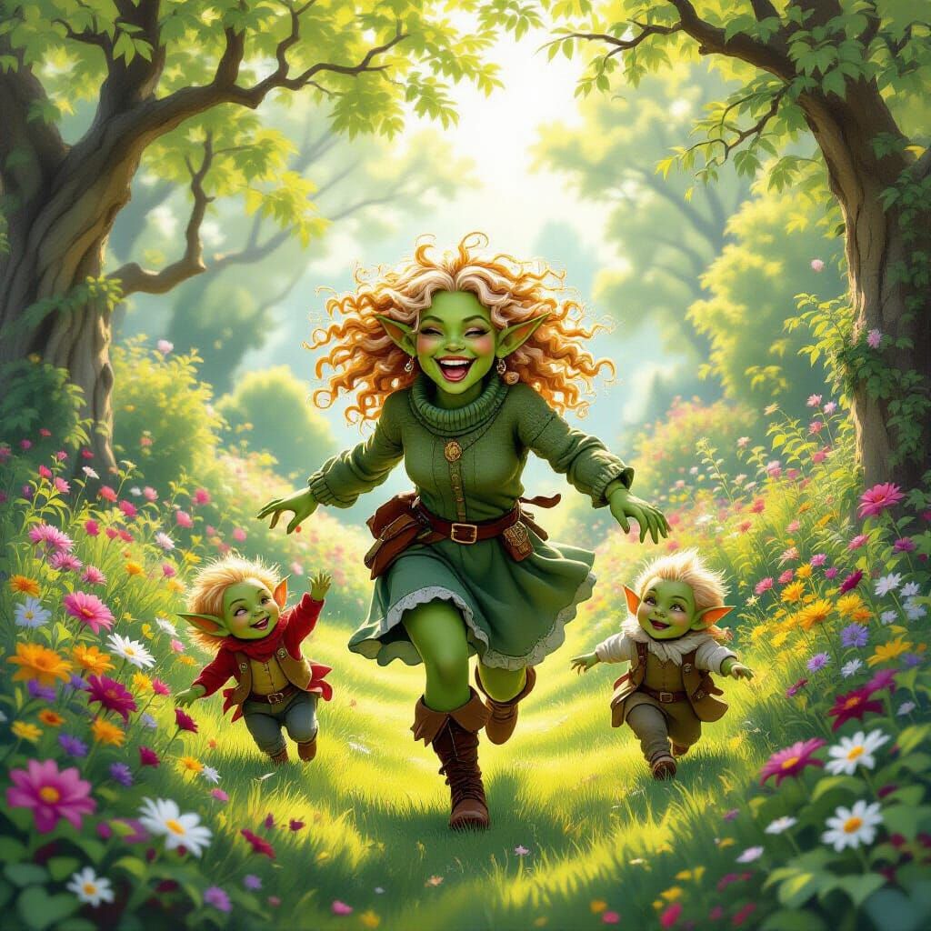 Goblin Mother's Garden Game in Cozy Realism