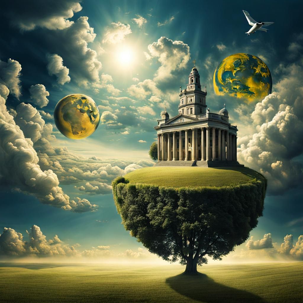 Surreal Heaven: An AI Generated Dreamscape