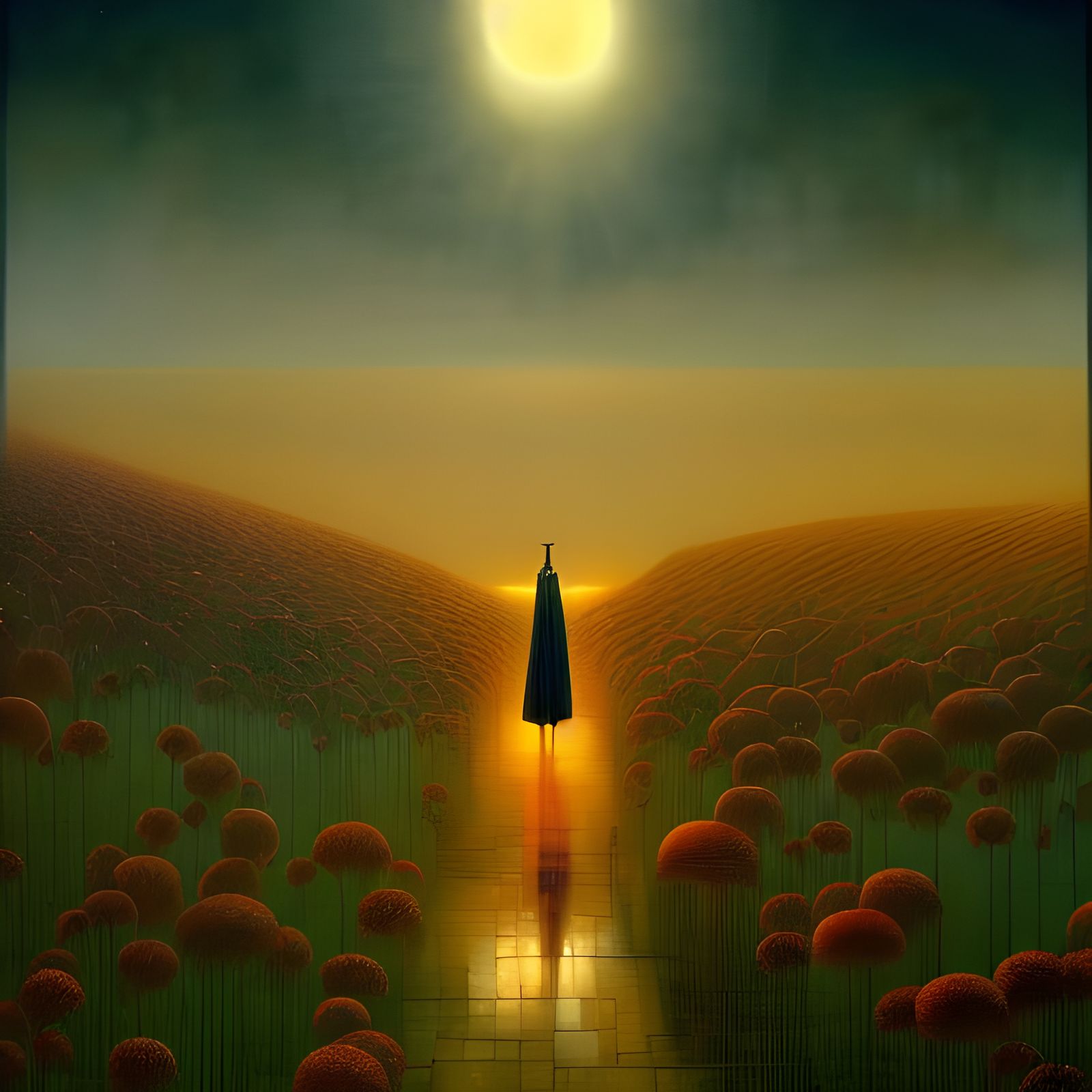 Cult of the Gazelle: Surrealist Painting in 8K