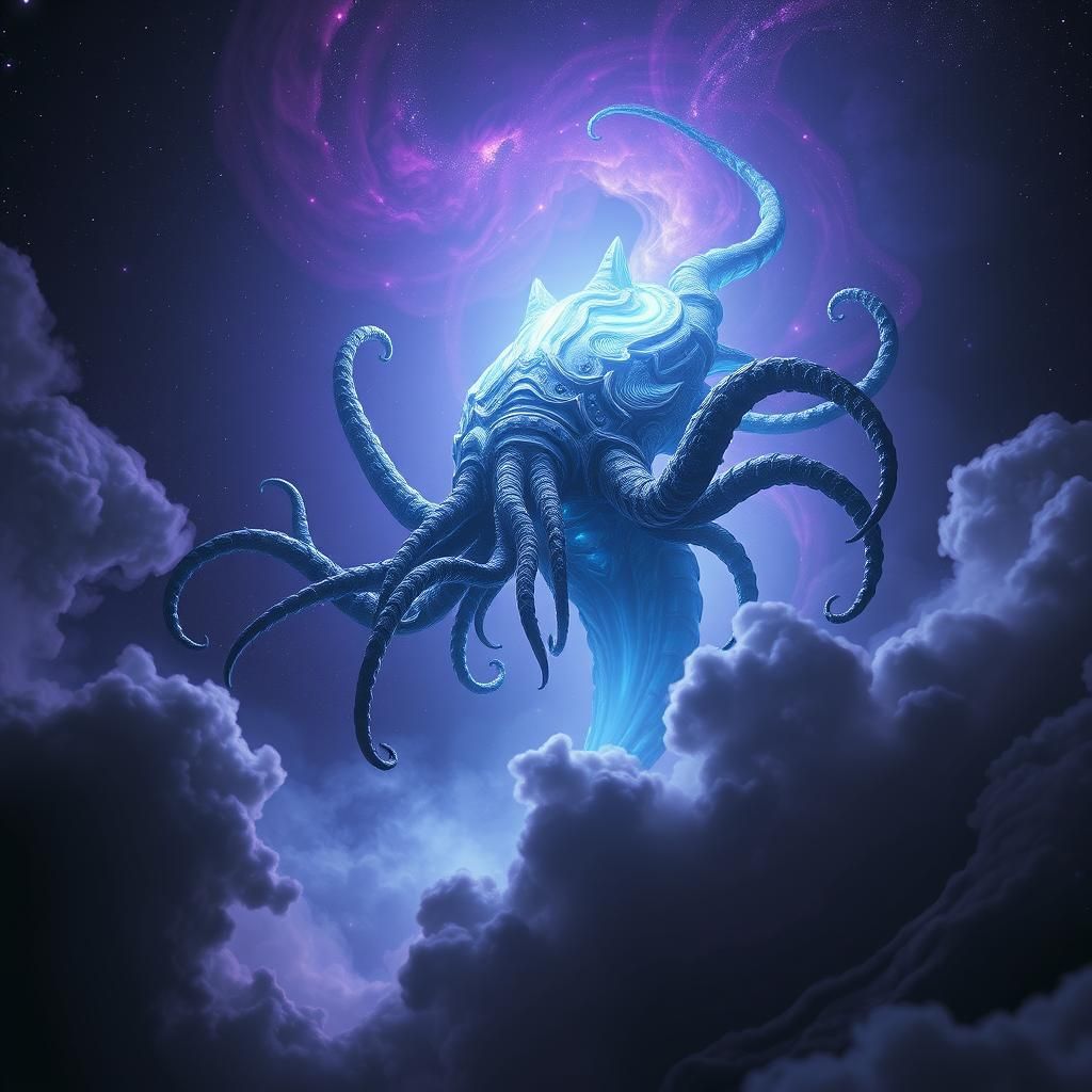 Otherworldly Nemesis Emerges from Galaxy in Unreal Engine