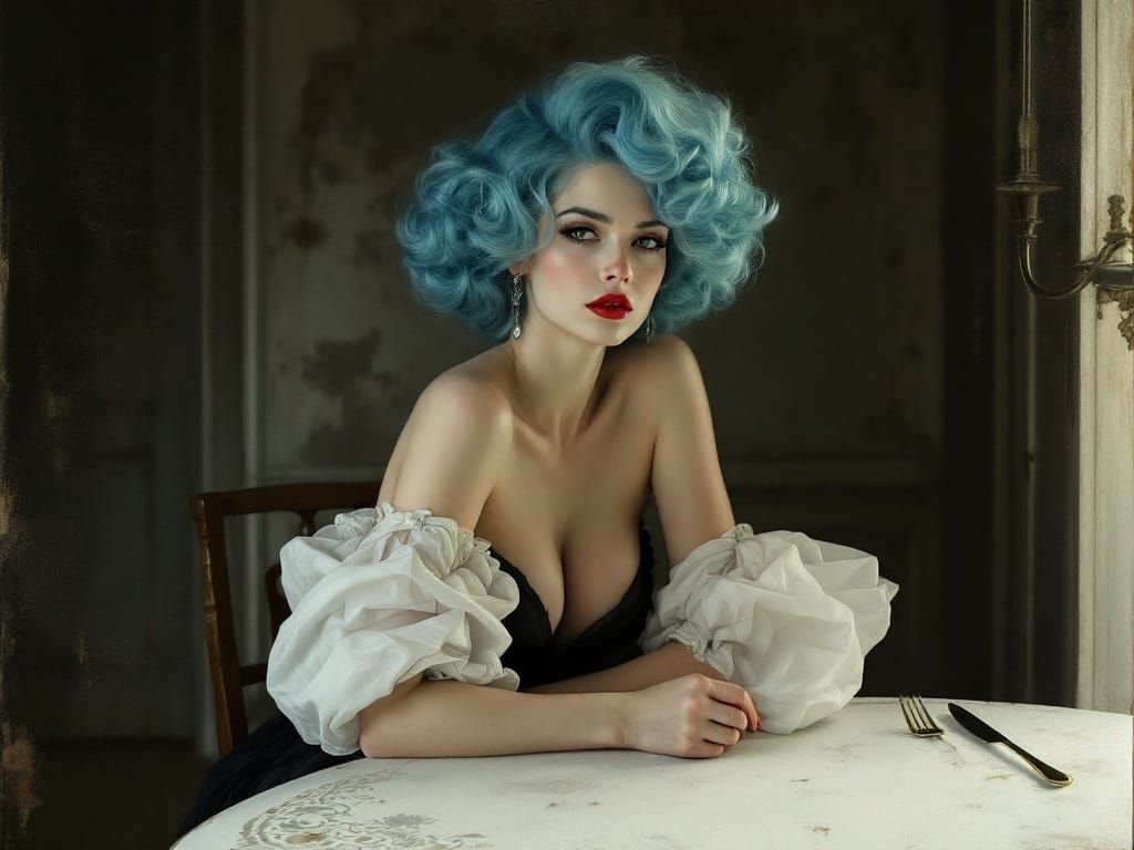 Poignant Portraiture in Soft Focus: A Woman's Quiet Resolve