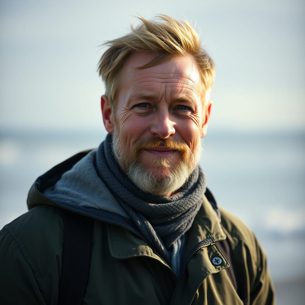 Realistic Portrait of a Young Soccer Player