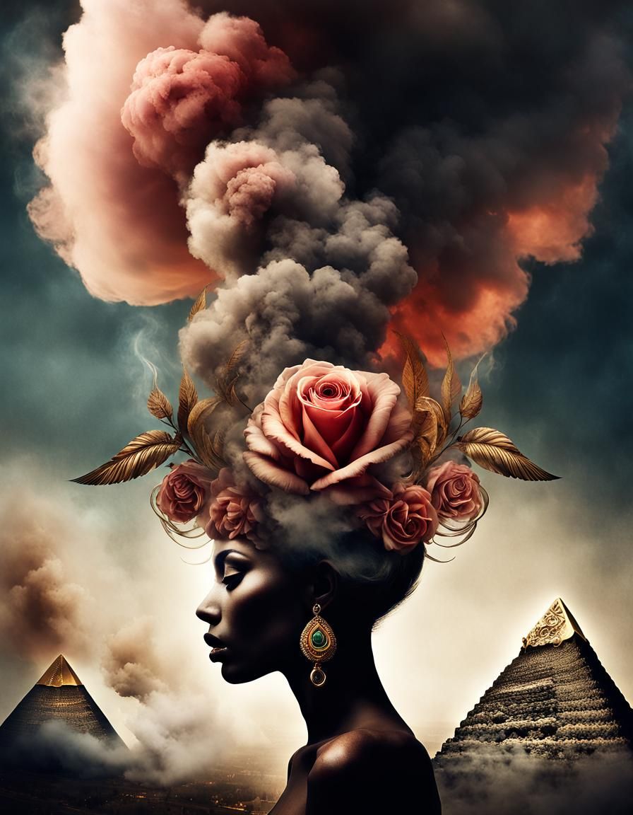 Surreal Egyptian Smoke Art by Jansson and Stranka