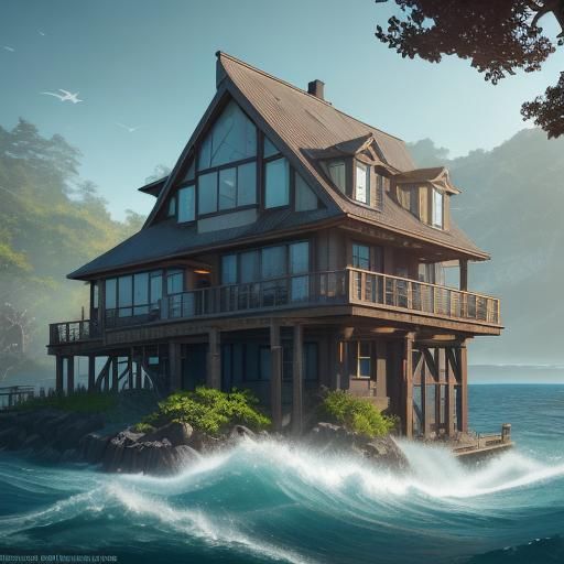 Modern Industrial House with Beachfront Wedding