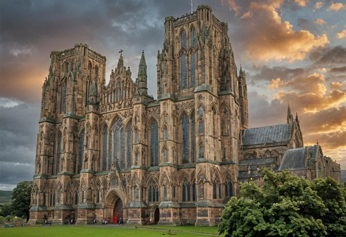 Scottish Village Cathedral: Professional Portrait Photograph...