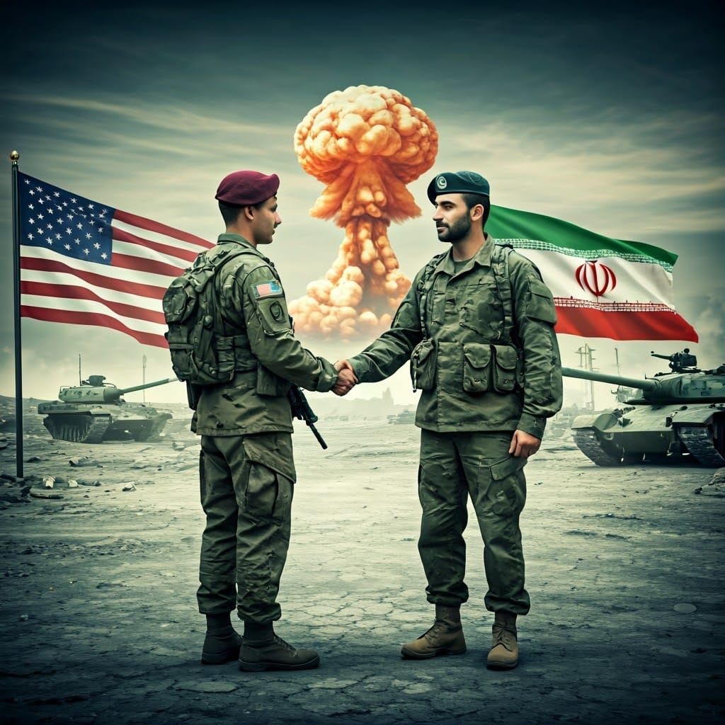 Soldiers Unite: A Symbol of Peace in Wartime