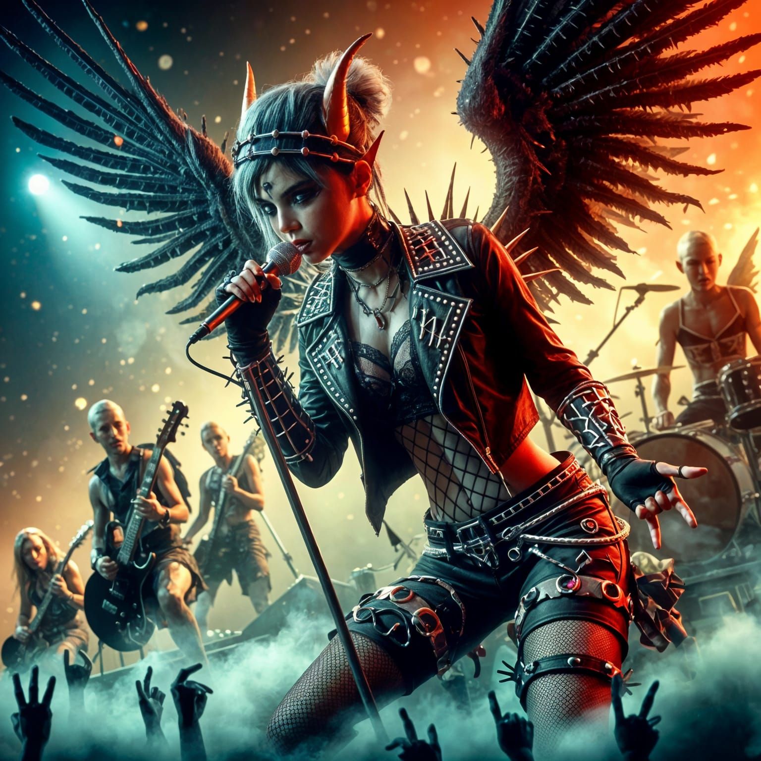 Electric Fairy Rock Band in Concert