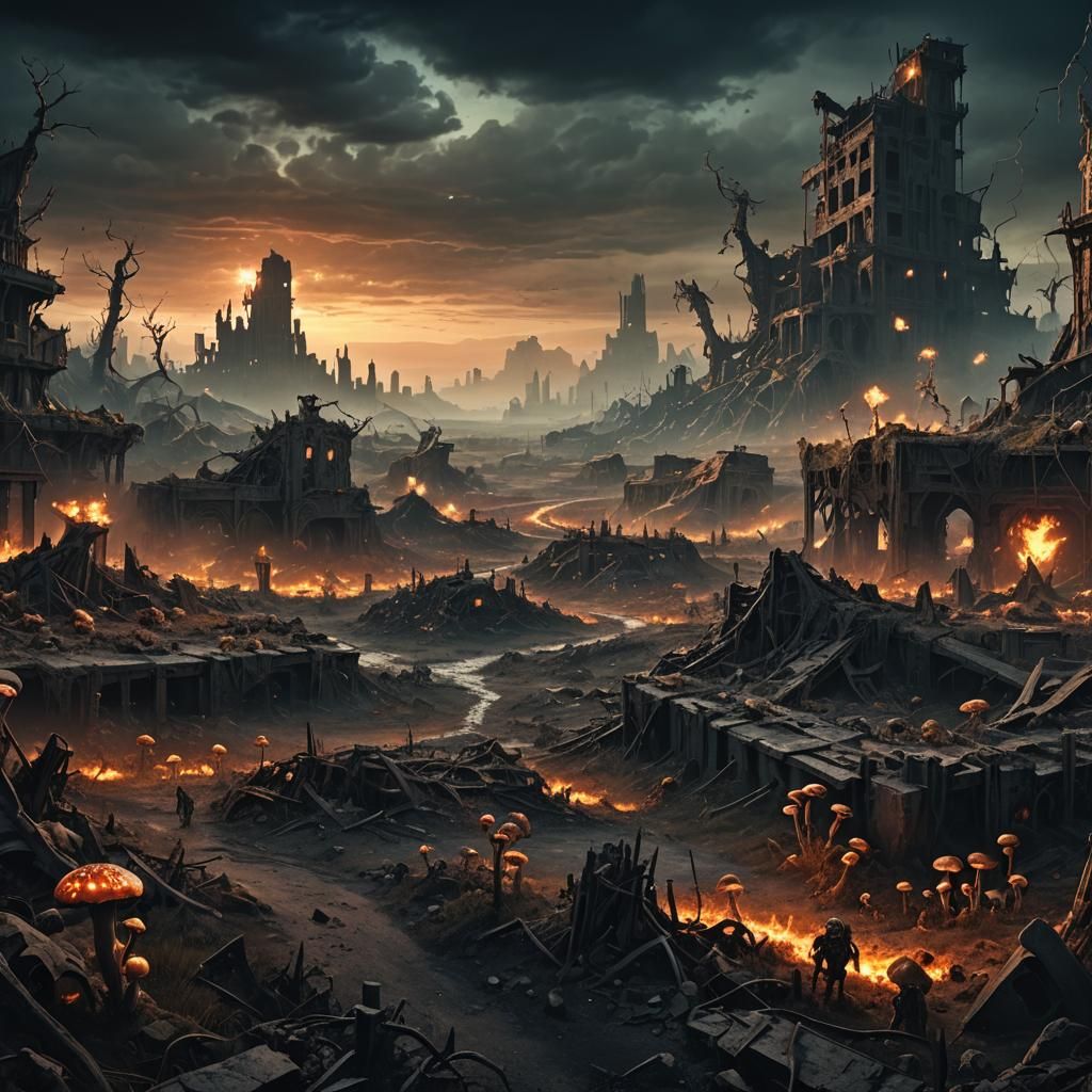 Post-Apocalyptic Wasteland: Ghouls in the Ruins