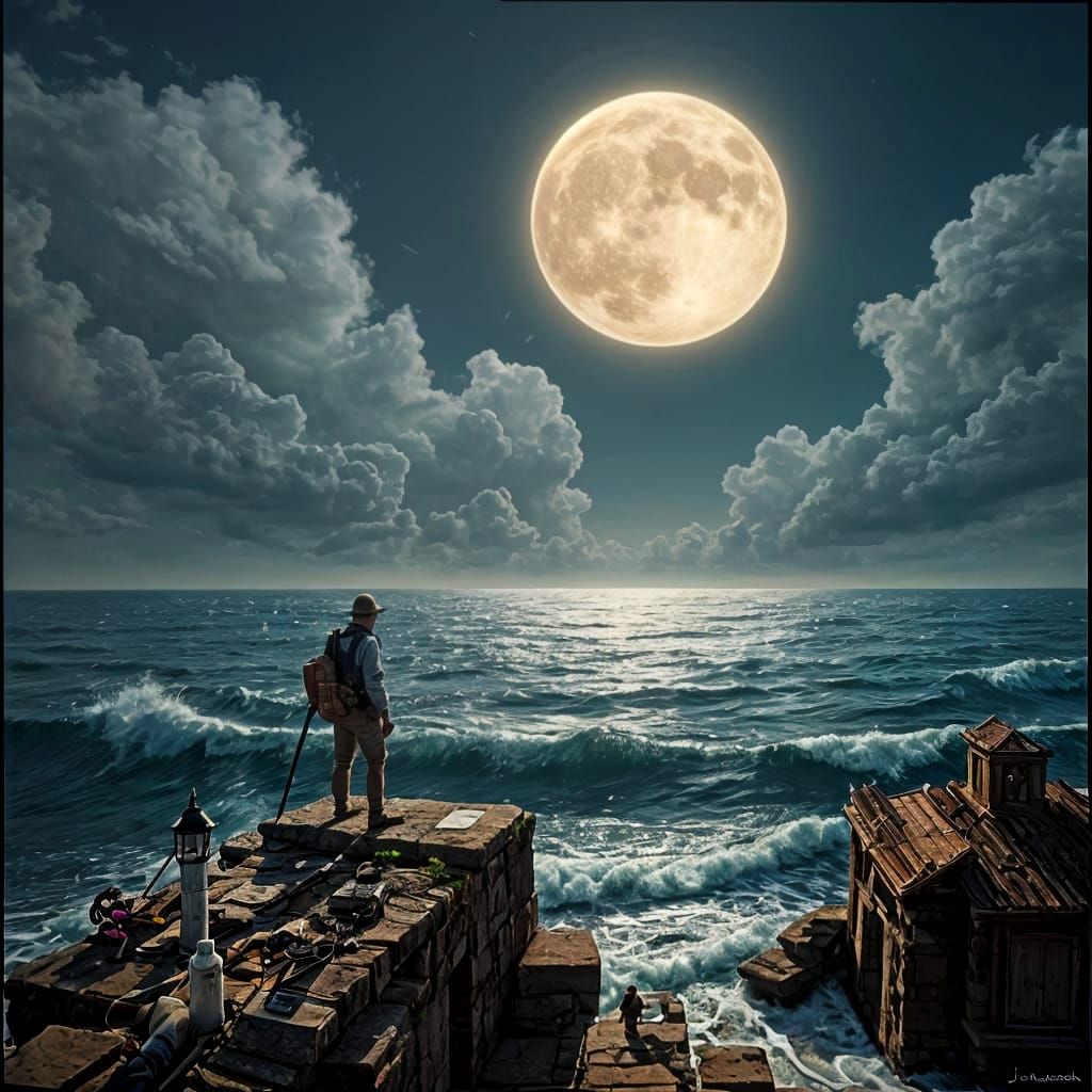 Historical Portrait in Oil Painting Style