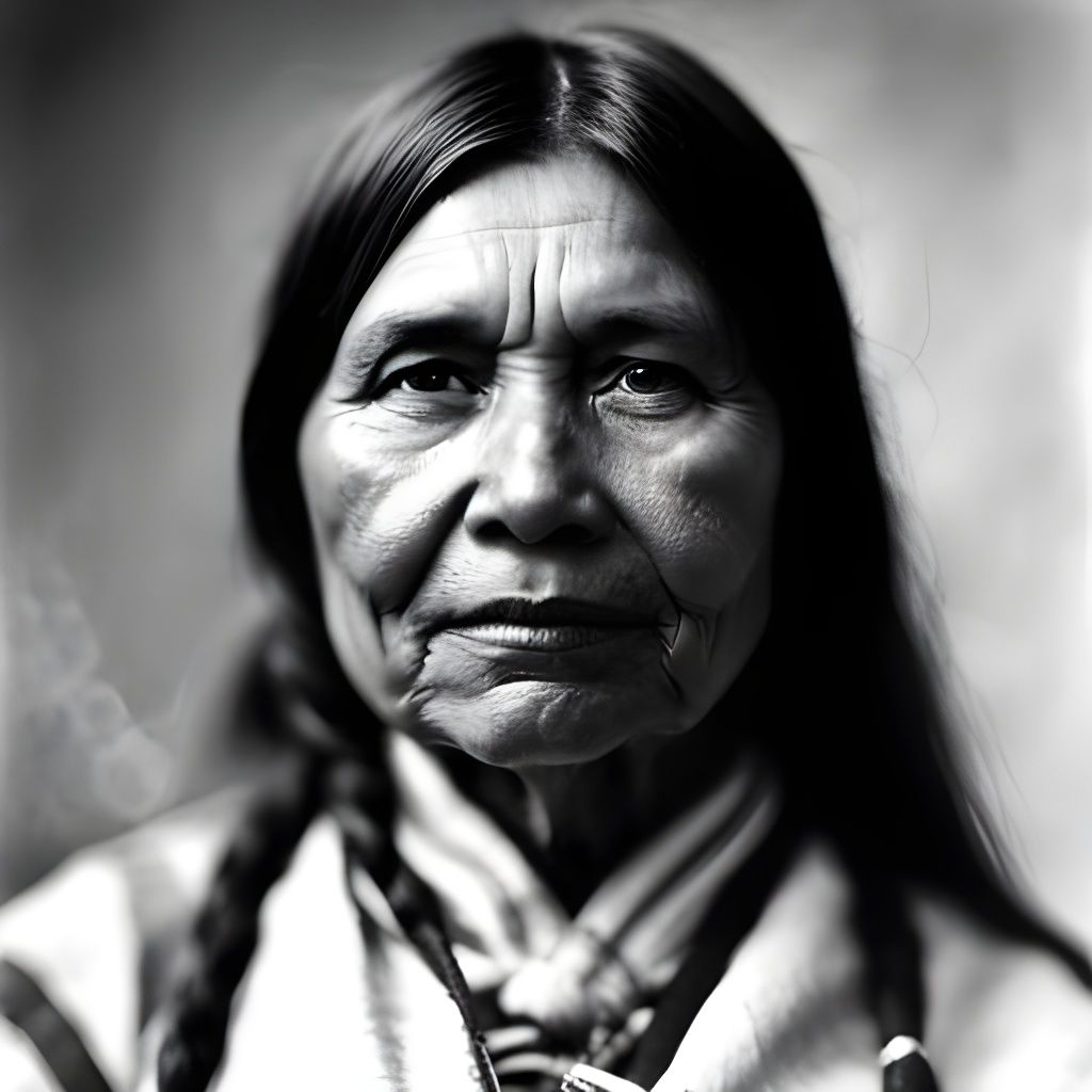 Native American Woman Portrait