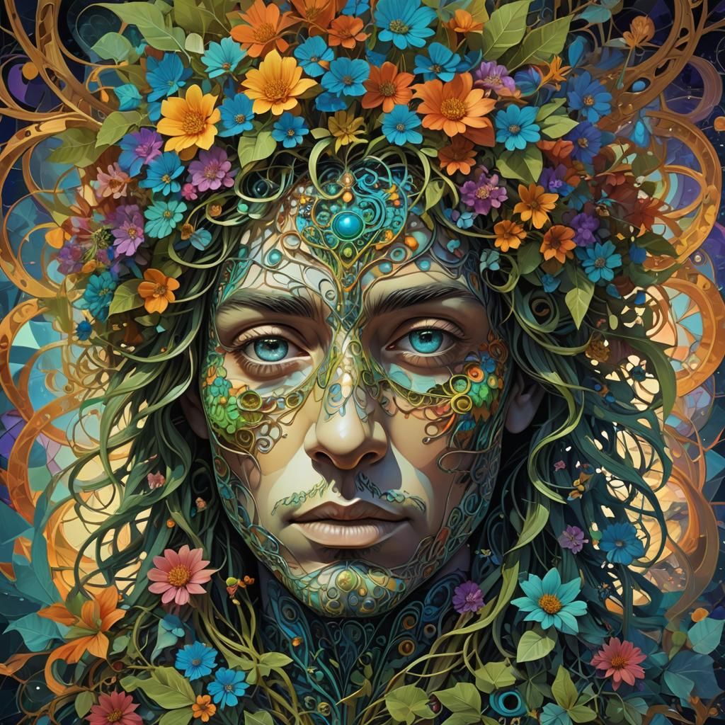 Surrealistic Fractal Art: Ras and Persephone's Temple