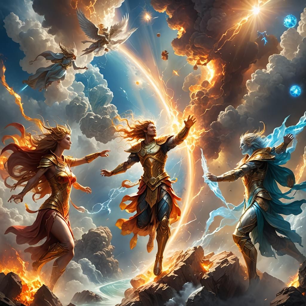 Elements Clash in Ethereal Battle for Earth