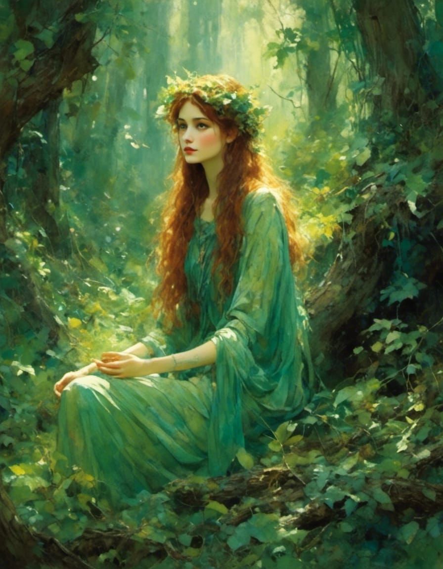 Forest Nymph at Mother Earth Shrine