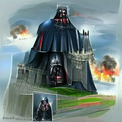 Darth Vader's Castle: Realistic Concept Art