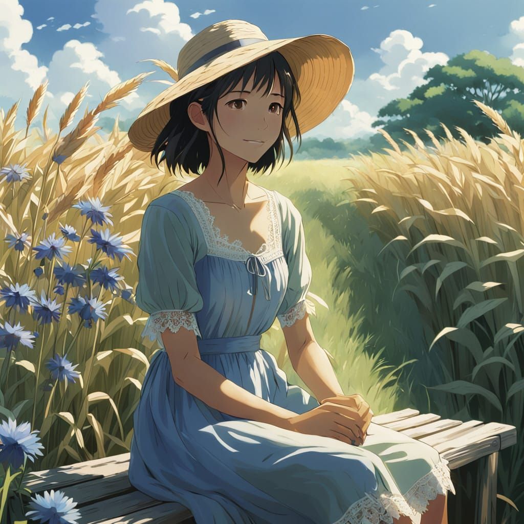 Serenely Adorned Countryside Beauty