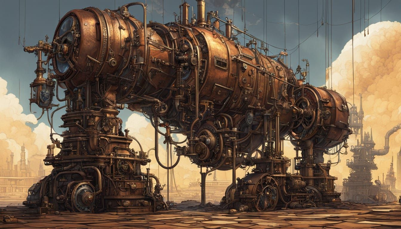 Steampunk Inventor Masterfully Operates Time-Bending ChronoE...