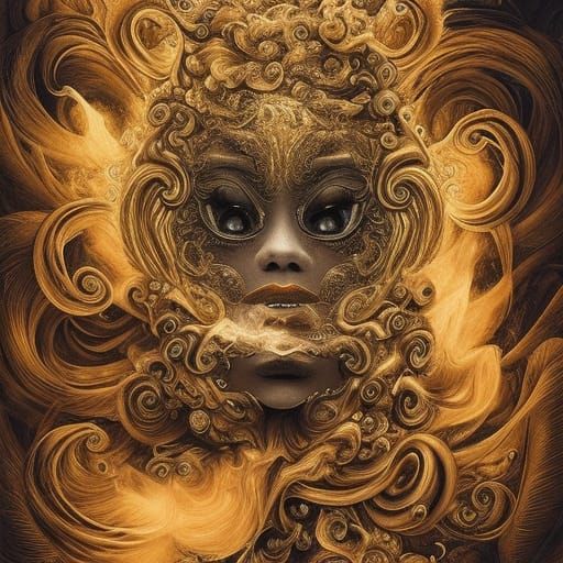 Ethereal Gold Pandora's Box Fantasy