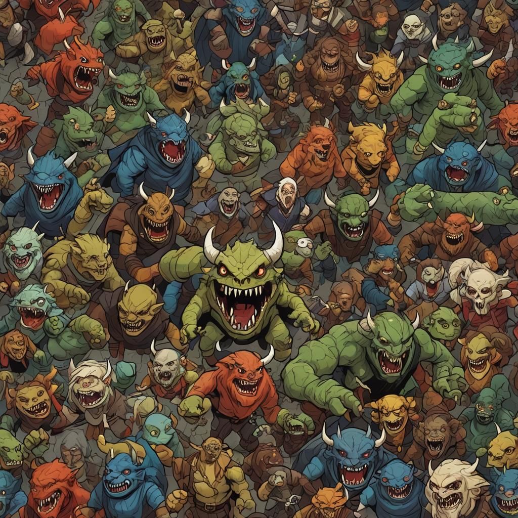 D&D Party Battles Across Timelines Quilt