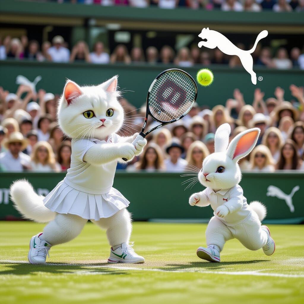 cute and adorable Wombledon Open