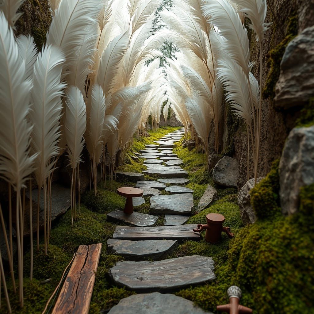 Whimsical Pathways of Nature's Elements