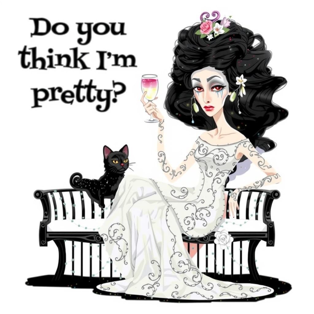 Goth Bride in Fantasy Horror Font