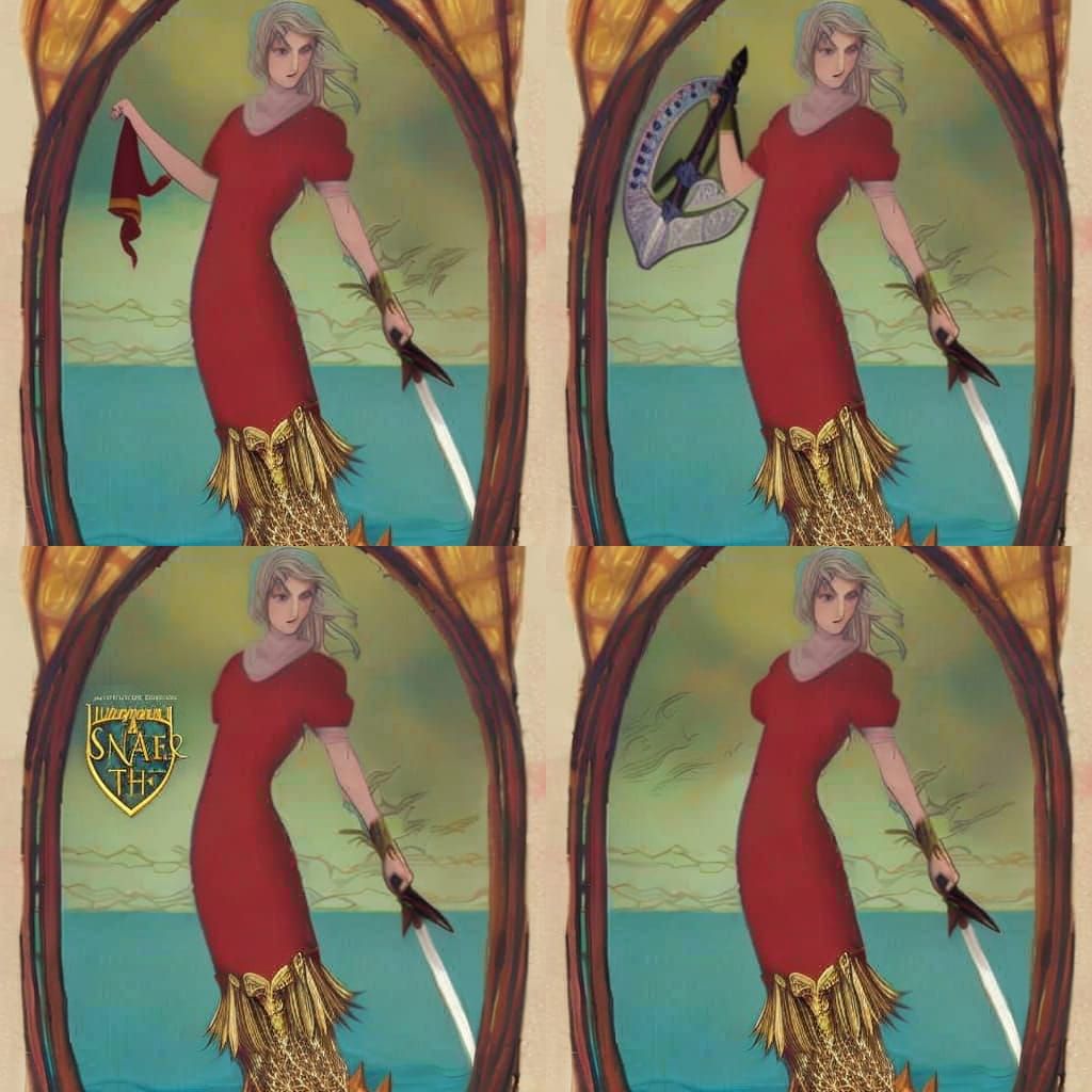 Mystical Lady of the Lake AI Art