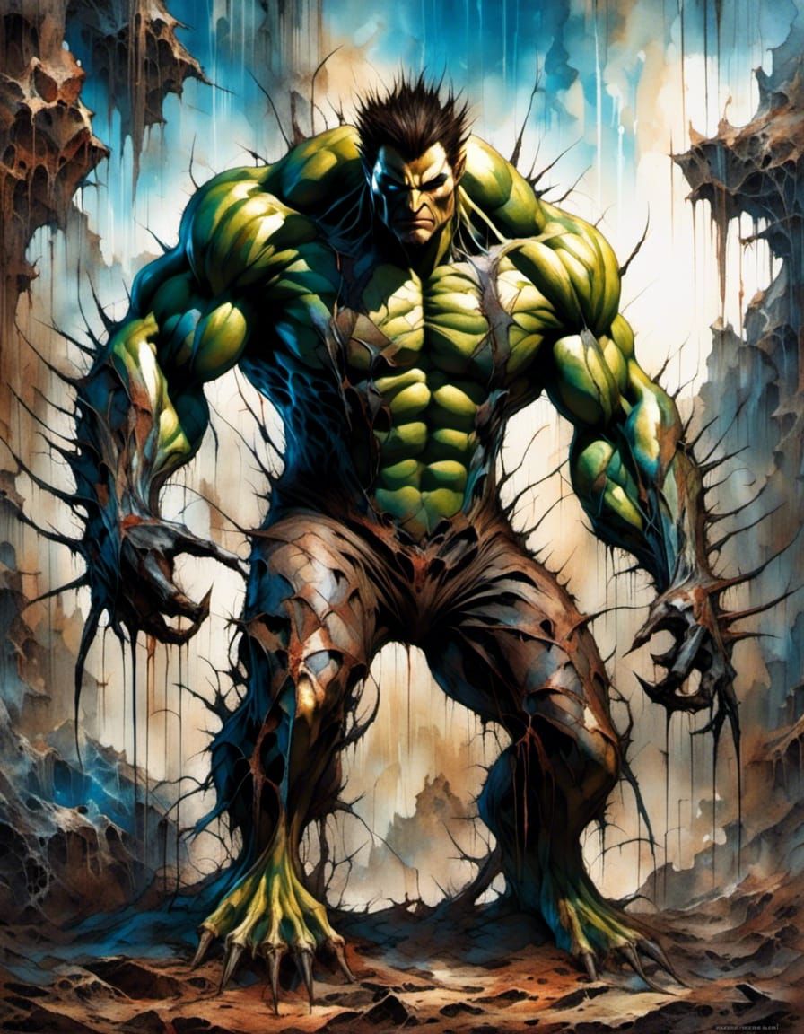 Blanka X Hulk (Marvel meets Street Fighter)