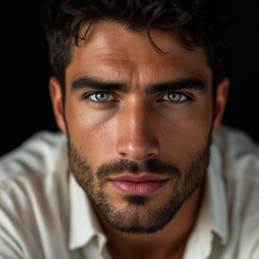 Focused Artisan Creates Earthy Tapestry with Beads