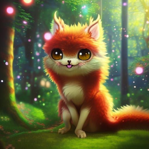 Magical fox monster
