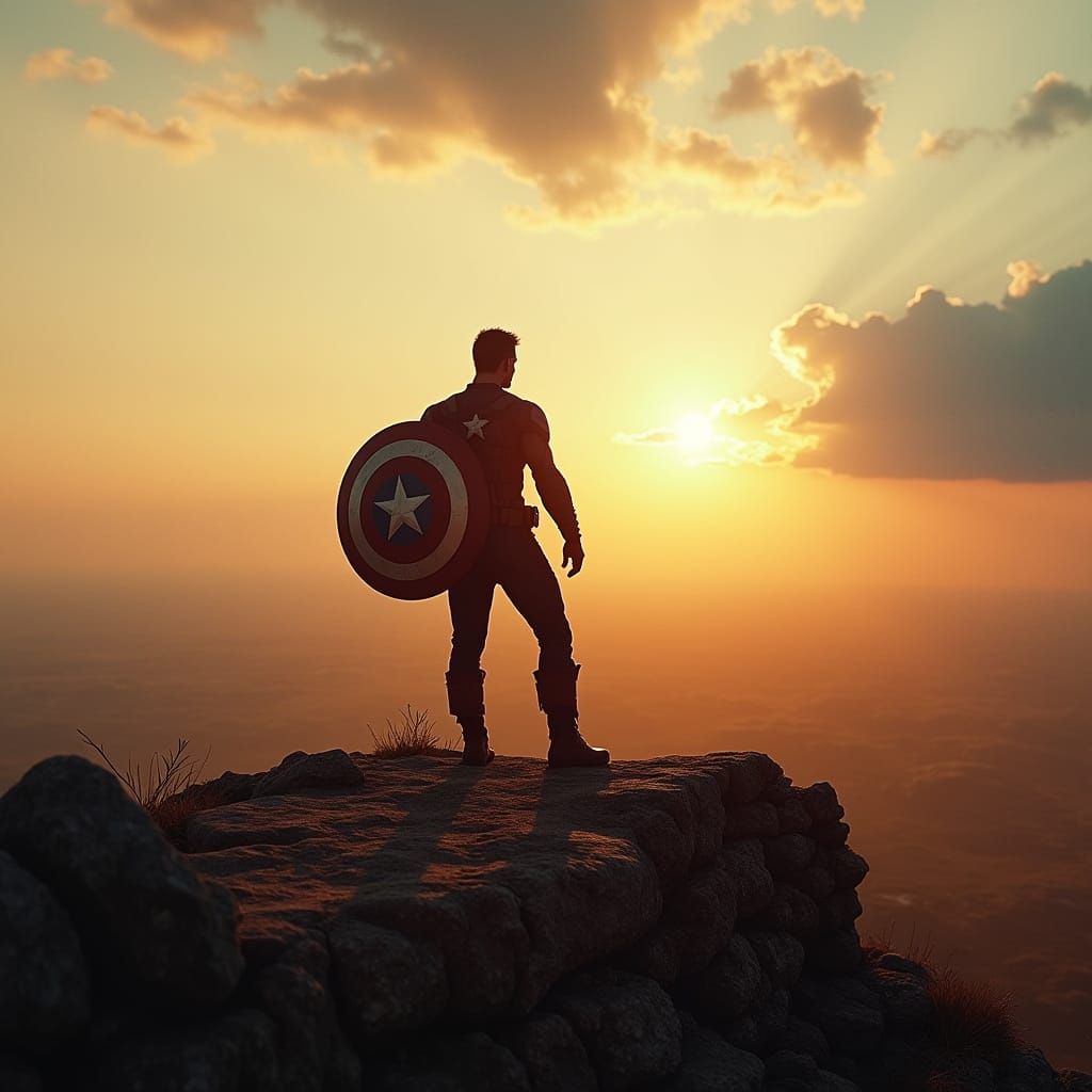 Captain America Summit: Heroic Midwest Landscape
