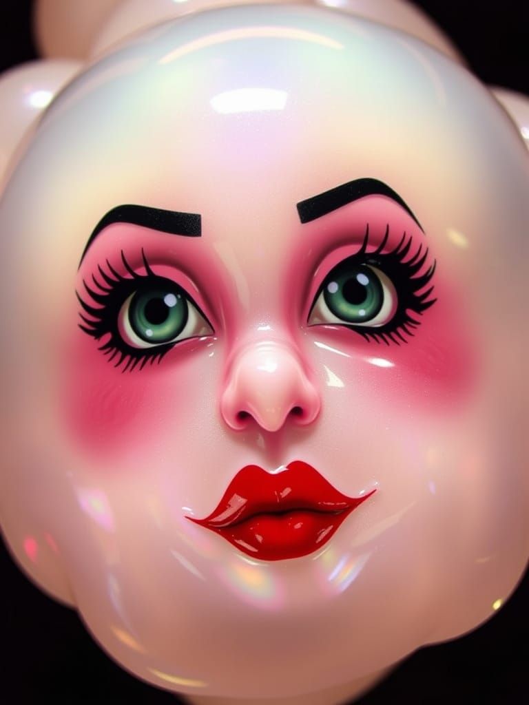 Surrealist Slime with Retro Showgirl Accents