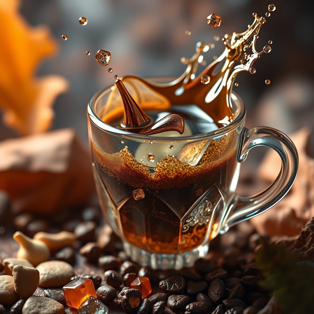 Luxurious Baccarat Crystal Coffee Cup in Vivid Colors