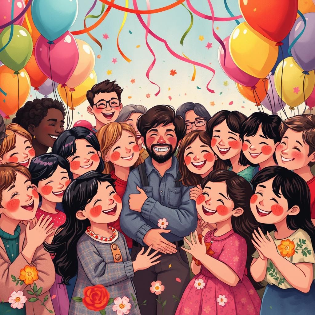 Warm Gathering Spreading Love and Kindness